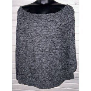 Torrid 4 4X Off Shoulder Super Soft Plush Rib Trim Sweatshirt Sweater Knit EUC